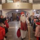 Odwiedziny św. Mikołaja w kościele w Nowej Wsi